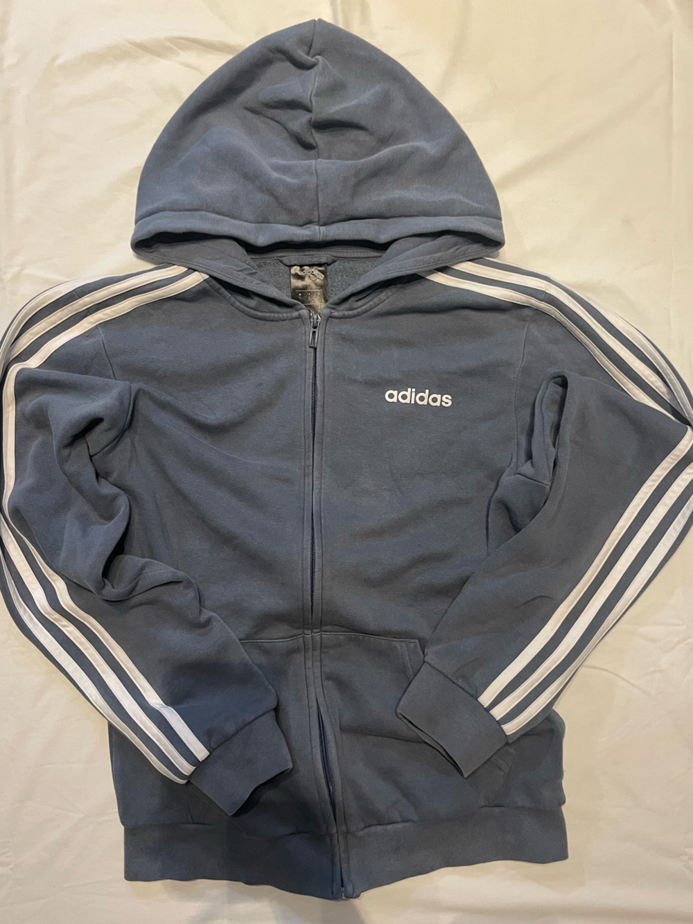 Adidas Men’s grey-blue Zip-Up